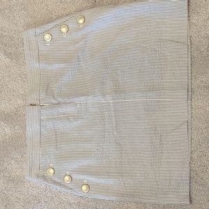 JCrew Pin Stripe Mini Skirt